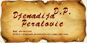 Đenadija Peralović vizit kartica